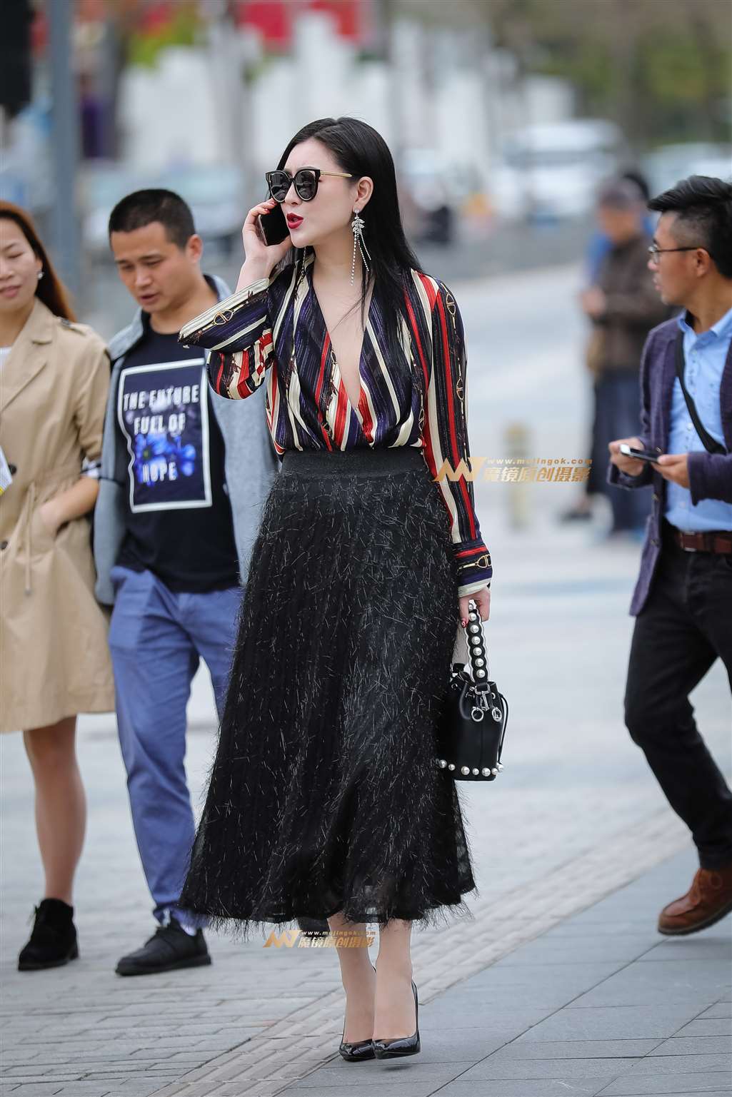 图片[3]-真假冰冰 一身贵气-街拍流行馆