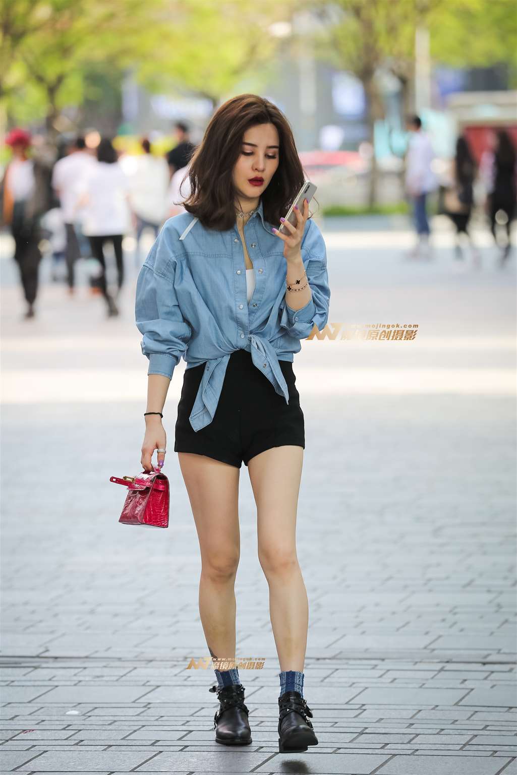 图片[4]-时髦短发美女-街拍流行馆