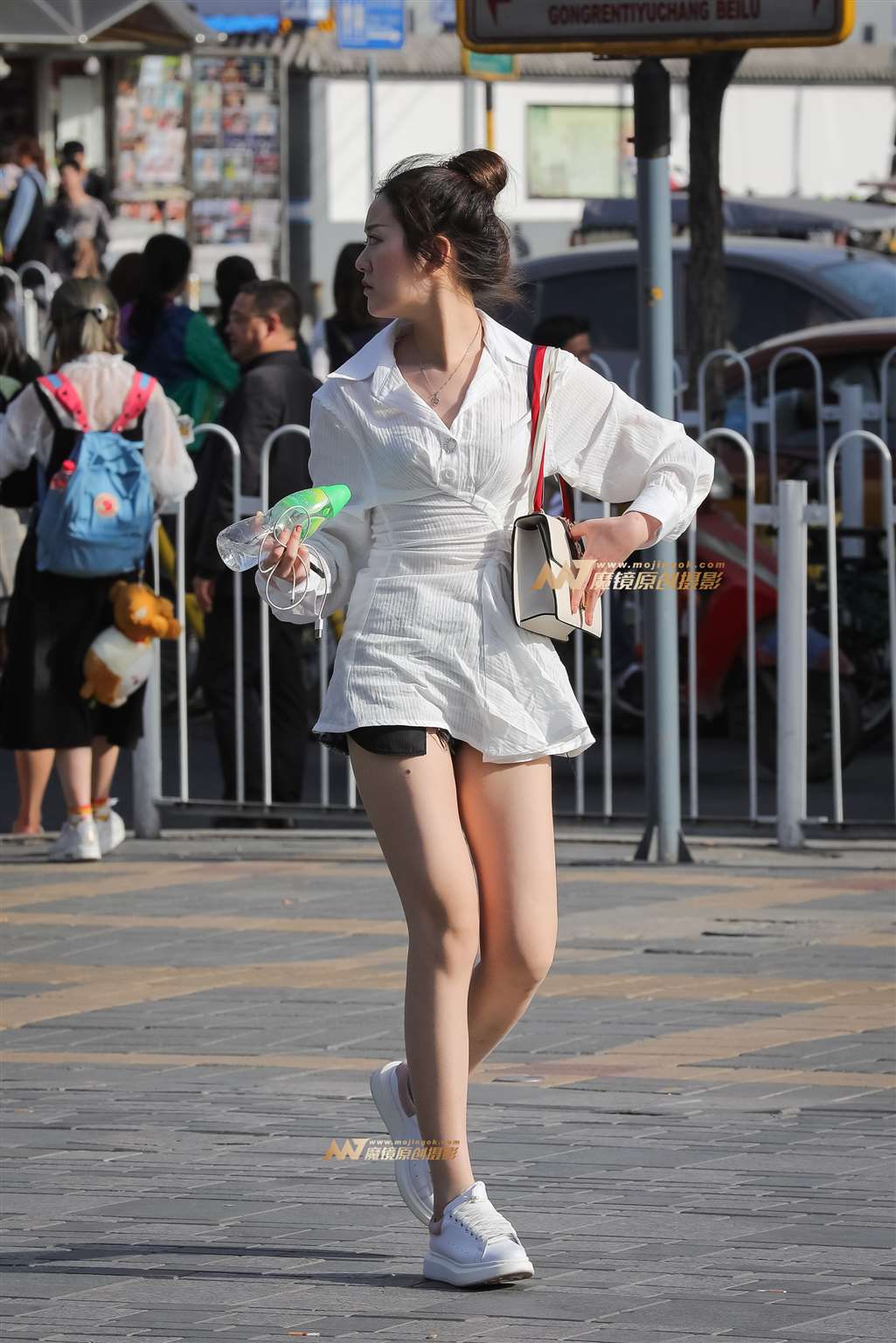 图片[3]-夏日清爽白嫩美腿-街拍流行馆
