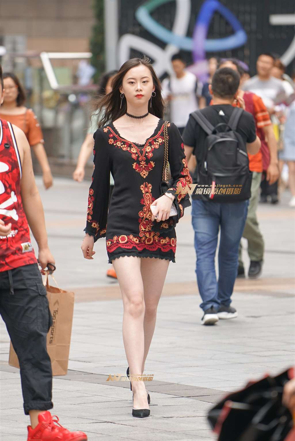 图片[3]-大长腿，中国风-街拍流行馆