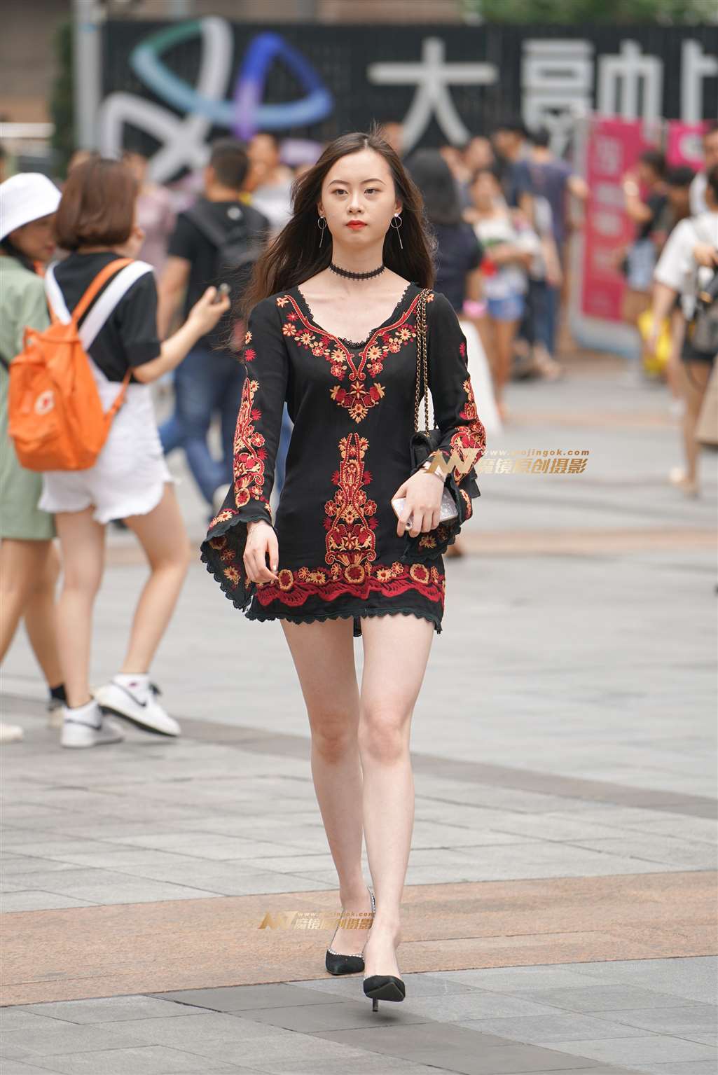 图片[5]-大长腿，中国风-街拍流行馆
