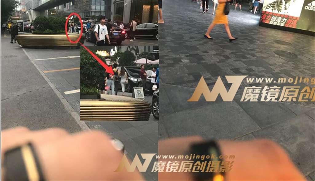 图片[2]-【一只傻麋鹿赛帖】夜色下的黄色包臀裙美女-街拍流行馆