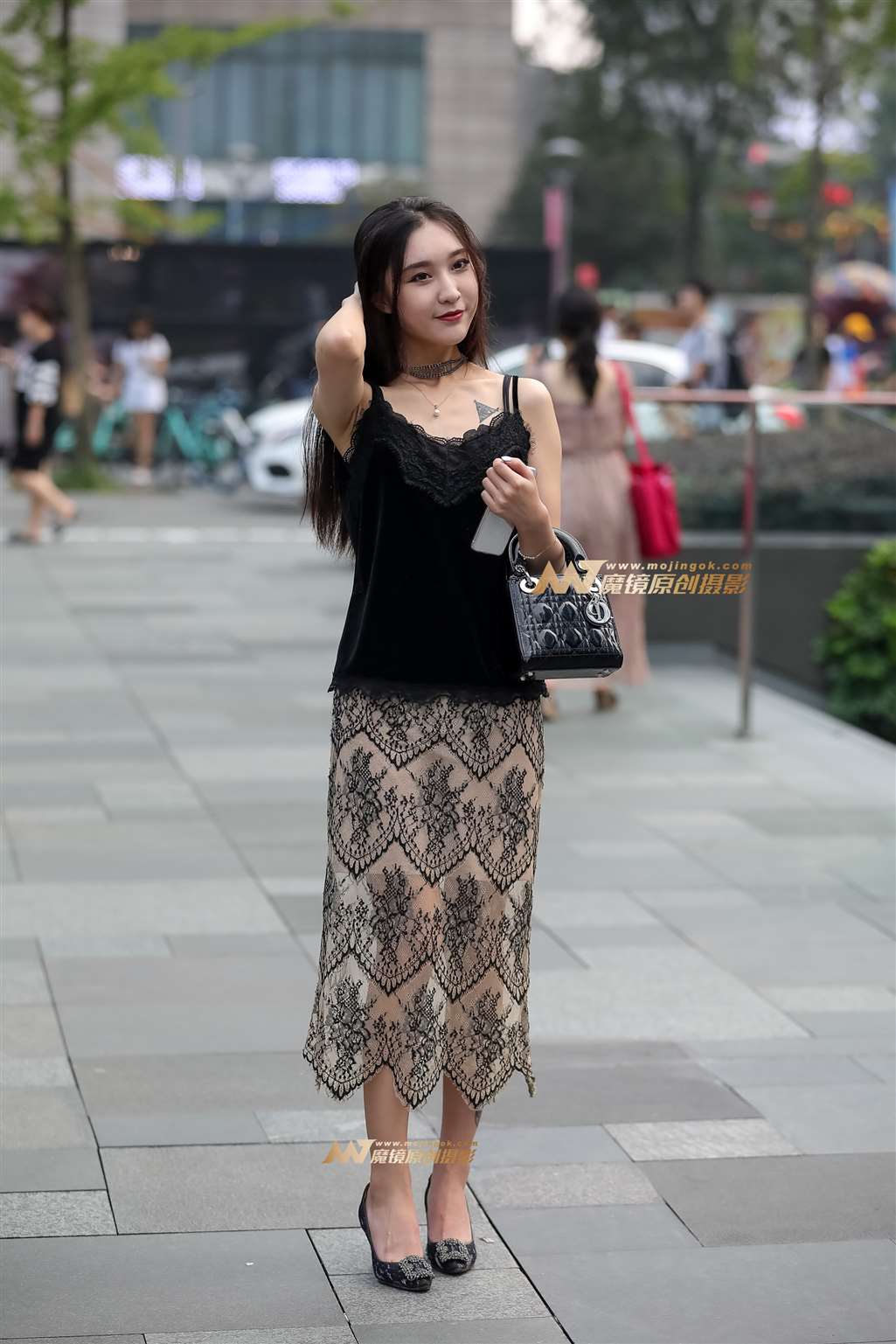 图片[1]-【凯恩赛帖】纯净的女孩 人见人爱-街拍流行馆