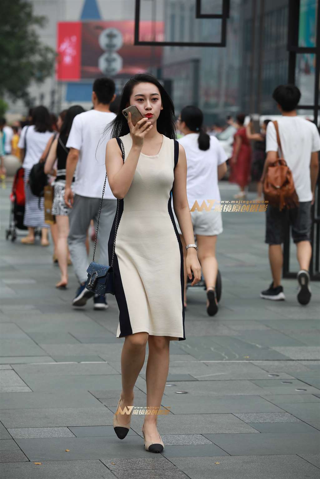 图片[4]-【凯恩赛帖】高挑长裙美女-街拍流行馆