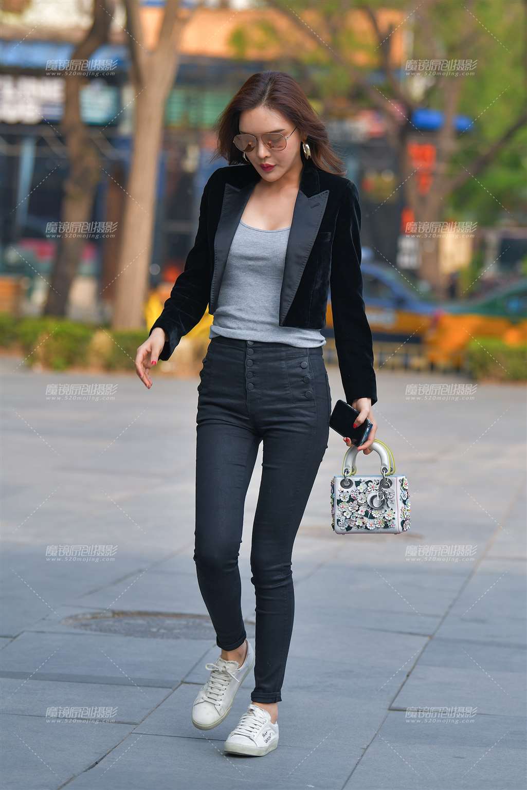 图片[5]-【红石赛帖】黑色紧牛性感美女-街拍流行馆