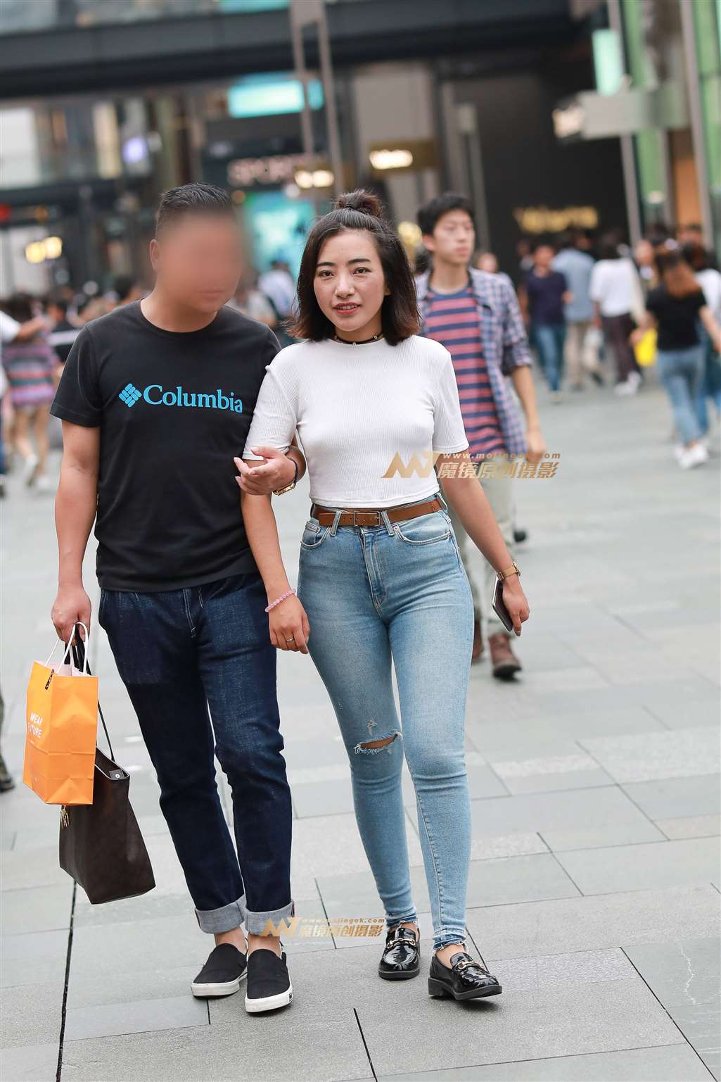 图片[4]-【凯恩赛帖】翘臀紧牛-街拍流行馆