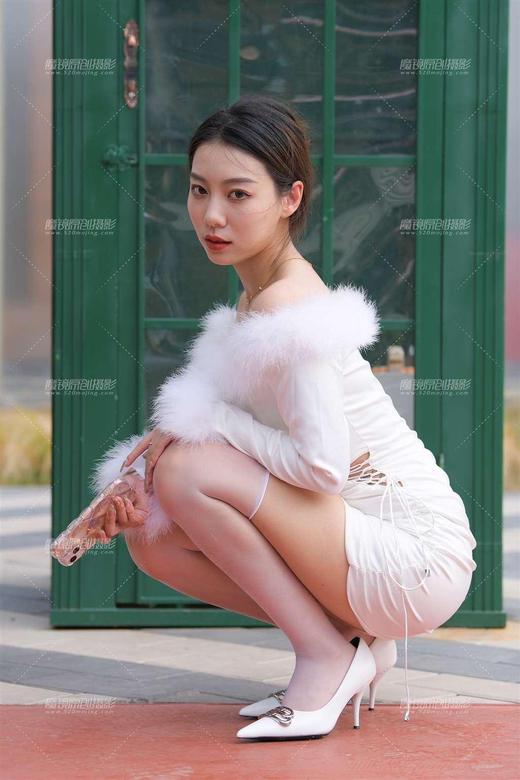 图片[4]-白裙美女-街拍流行馆
