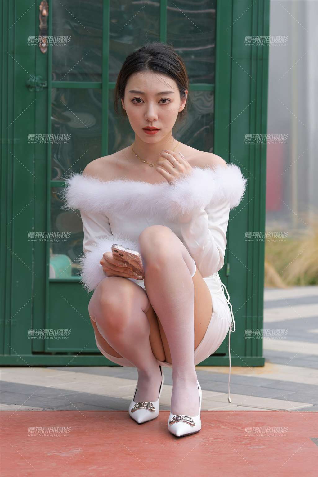 图片[3]-白裙美女-街拍流行馆