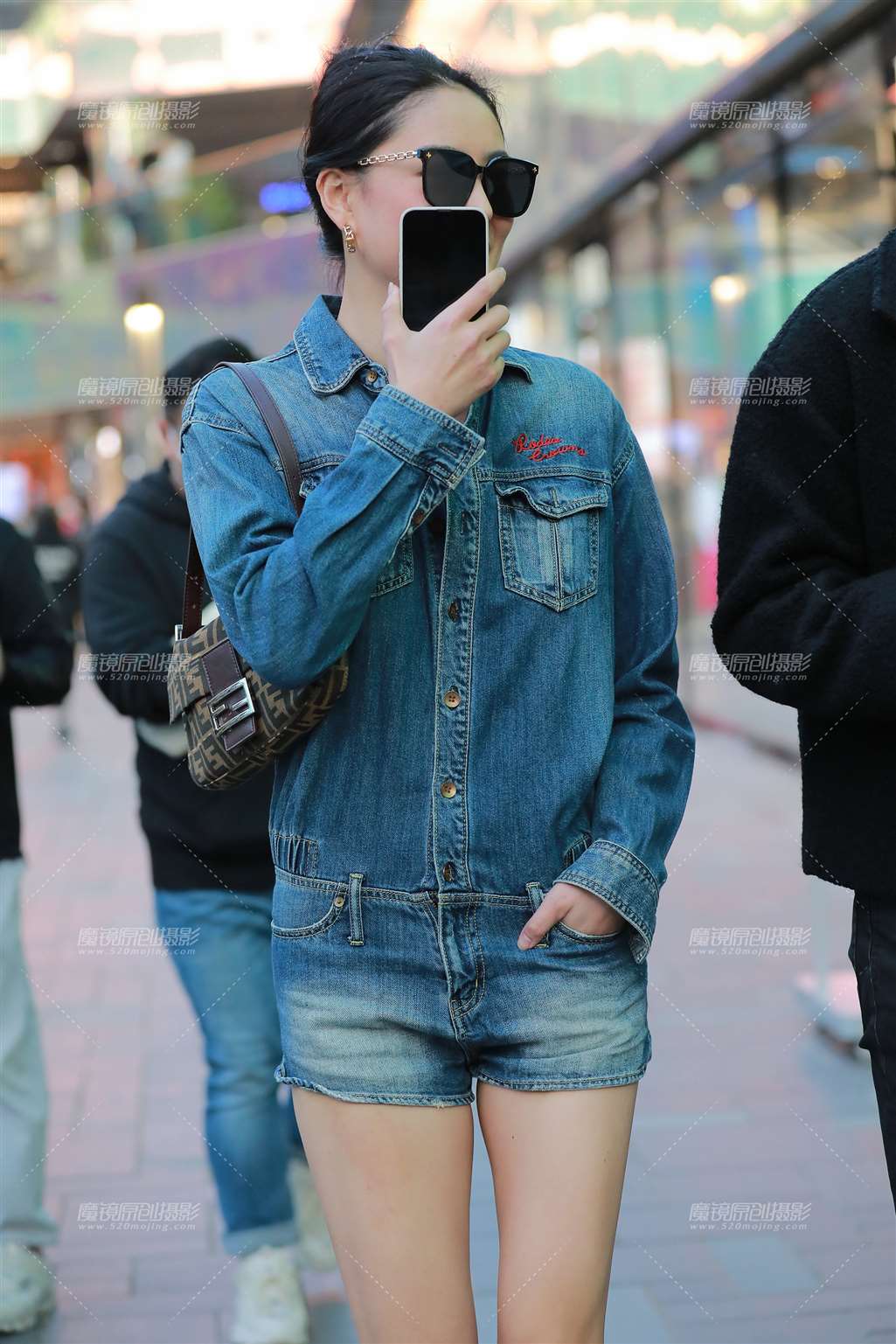 图片[5]-牛仔热裤女友-街拍流行馆